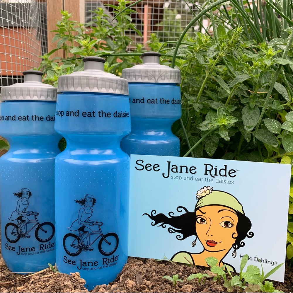Water Bottle- With SEE JANE RIDE Logo!